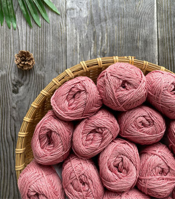 Breathable Blended Linen Cotton Yarn For Knitting Antibacterial