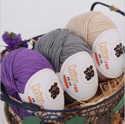 Multifunctional Twisted Cotton Yarn Recycled For Crochet Knitting