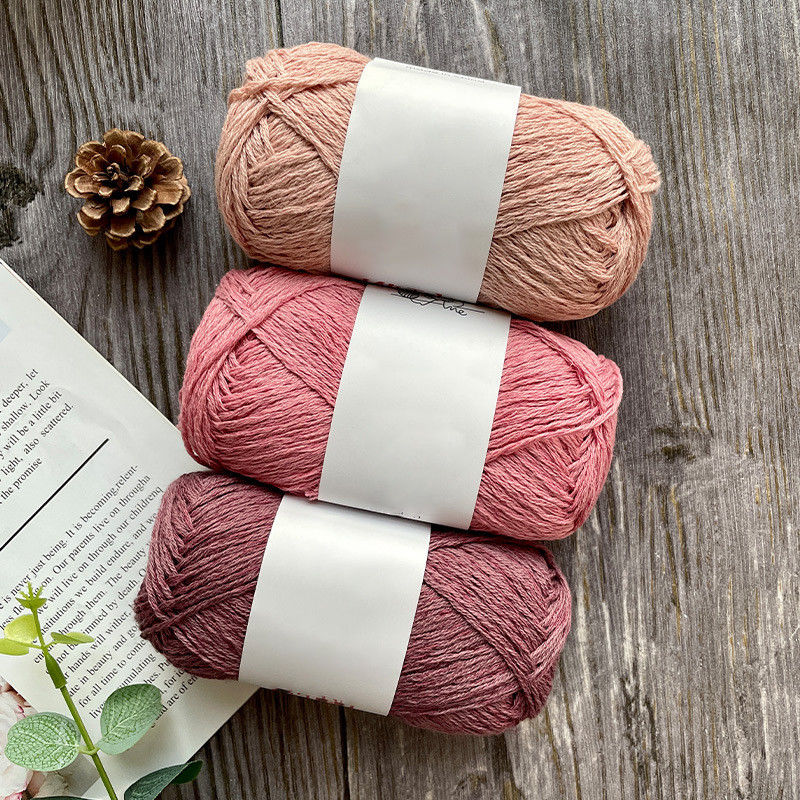 Breathable Blended Linen Cotton Yarn For Knitting Antibacterial